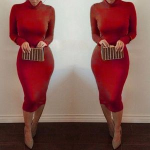 Winter Soft Poly/Spandex Black Party Dresses